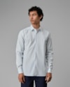 Camisa tech-azul médio listrada-pp