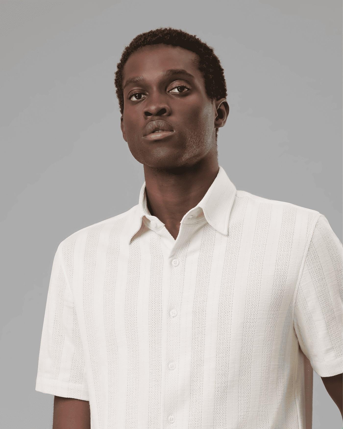 Camisa Tricot Listrada