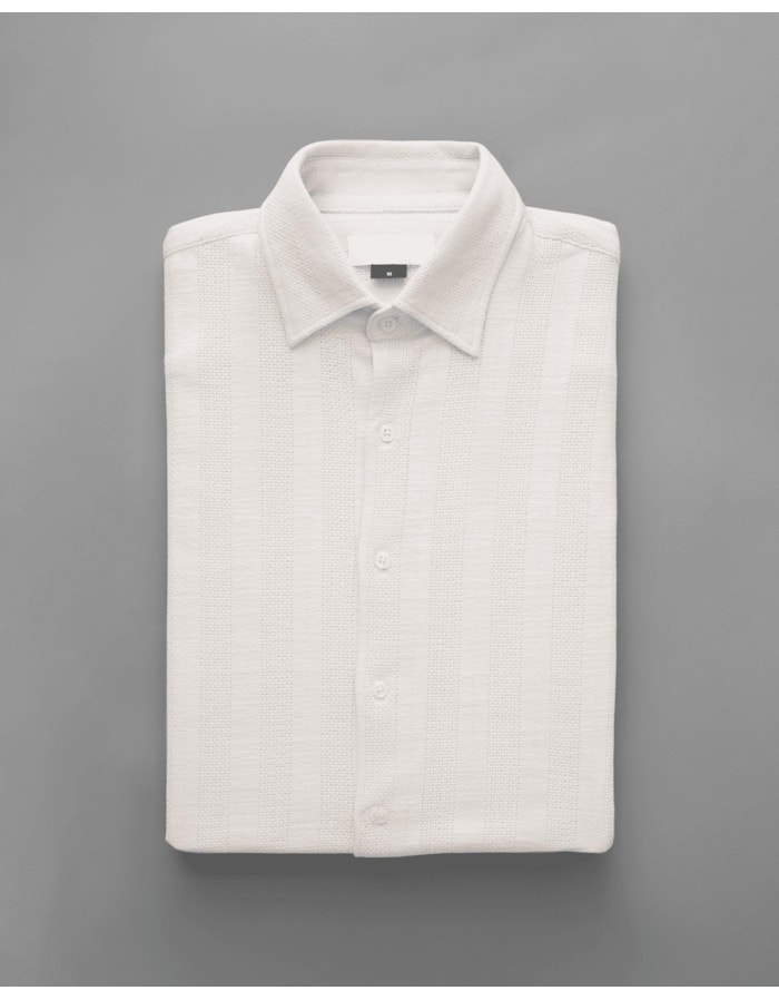 Camisa Tricot Listrada