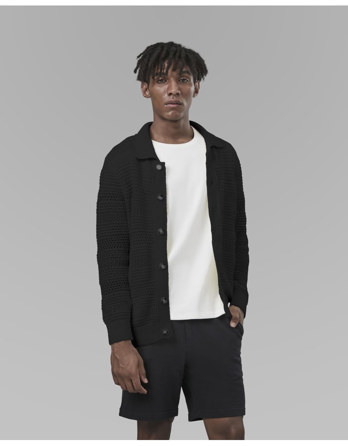 Camisa tricot manga longa-preto-p