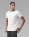 Camiseta algodão orgânico-branco-longo-m