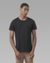 Camiseta algodão orgânico-preto-curto-p