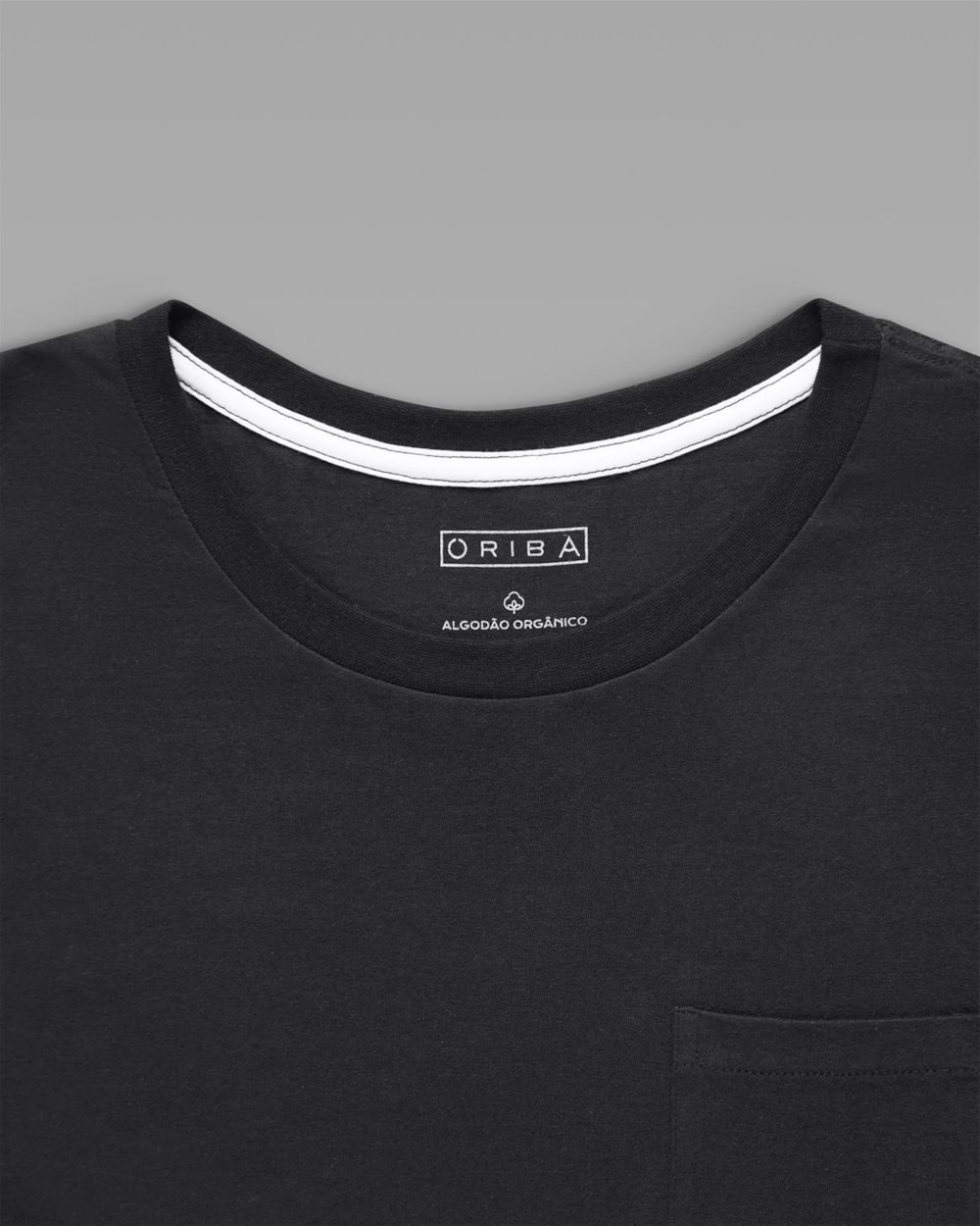Camiseta Algodão Orgânico com Bolso