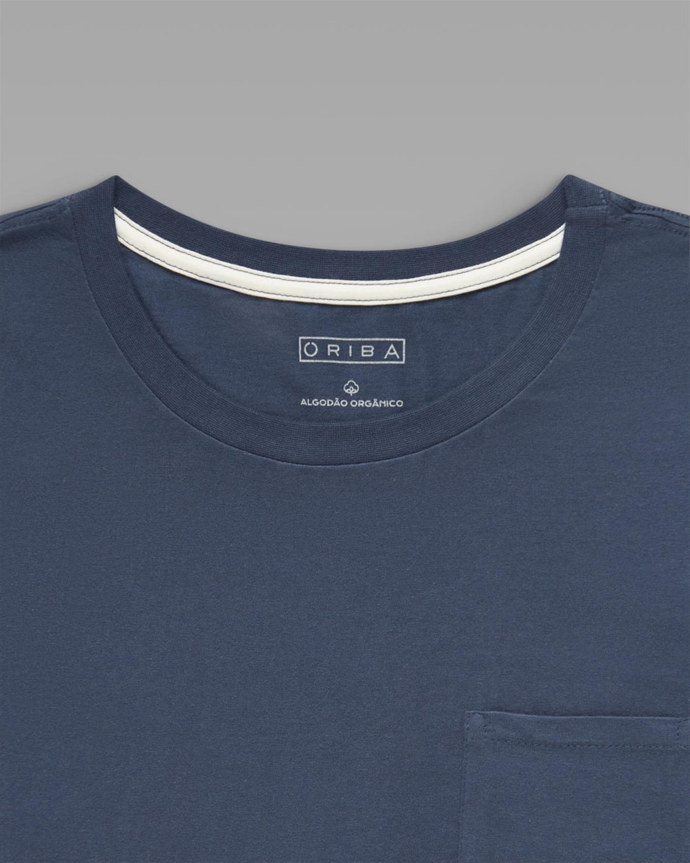Camiseta Algodão Orgânico com Bolso