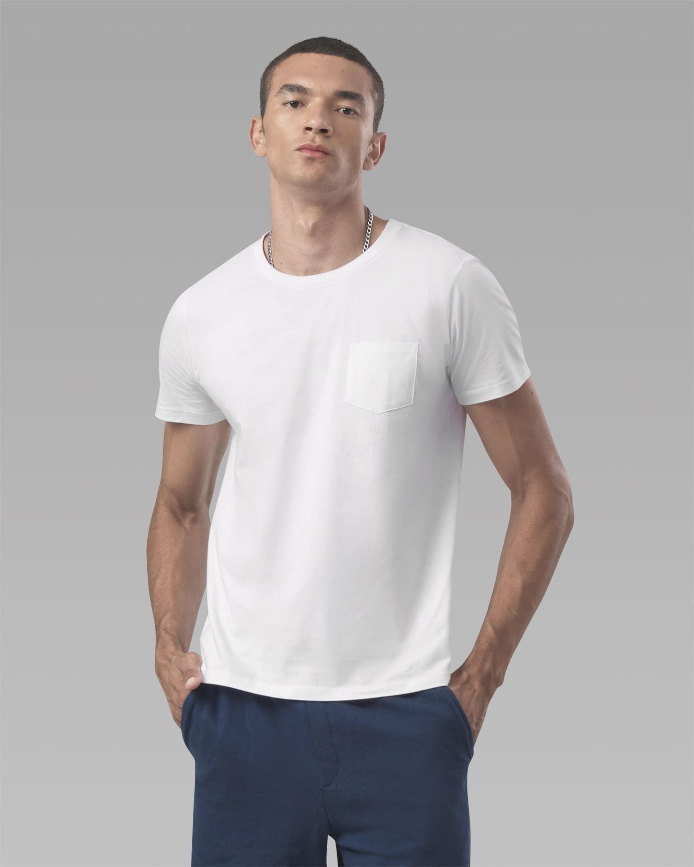 Camiseta Algodão Orgânico com Bolso