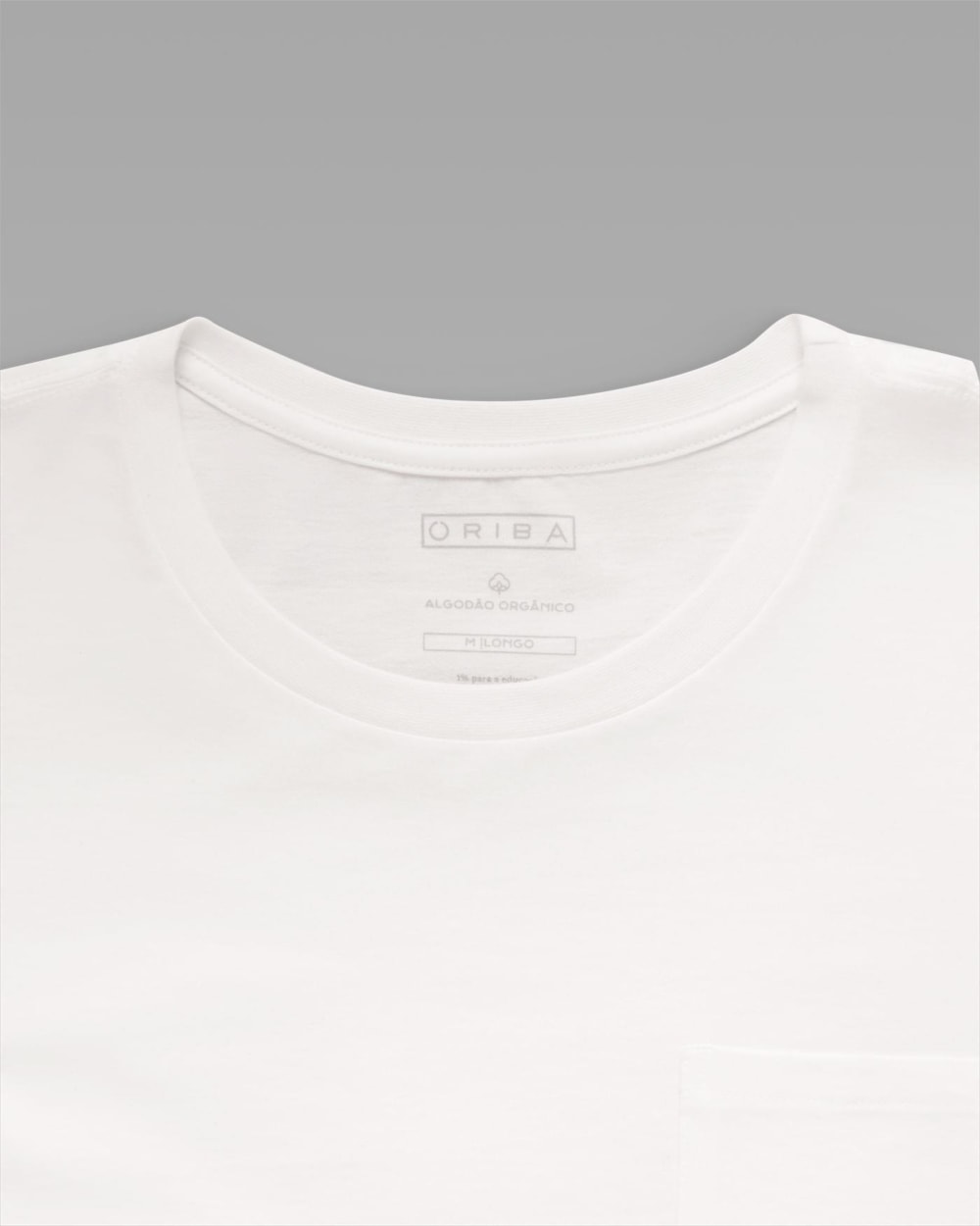 Camiseta Algodão Orgânico com Bolso