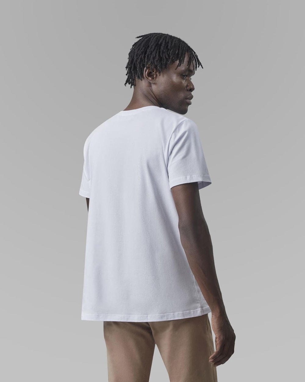 Camiseta Algodão Orgânico Gola V