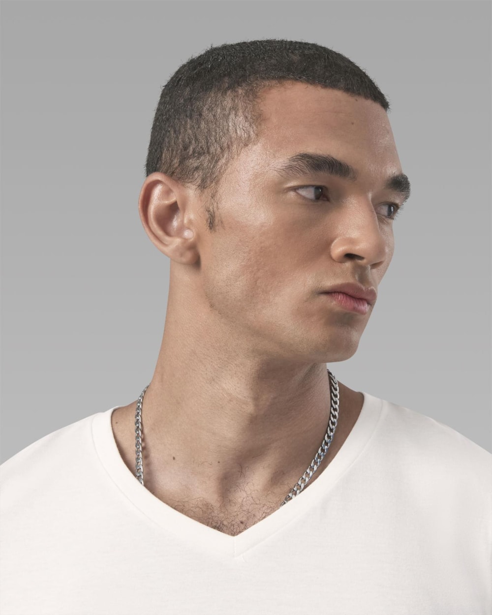 Camiseta Algodão Orgânico Gola V