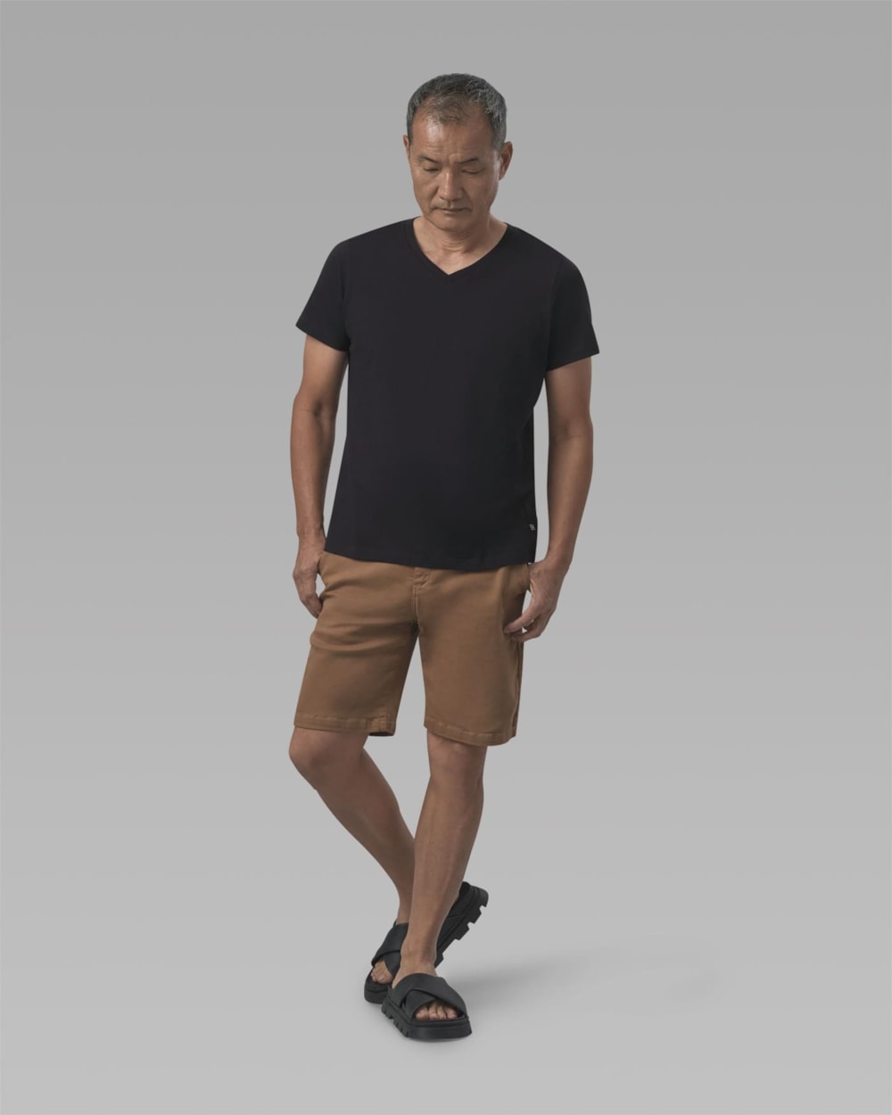 Camiseta Algodão Orgânico Gola V