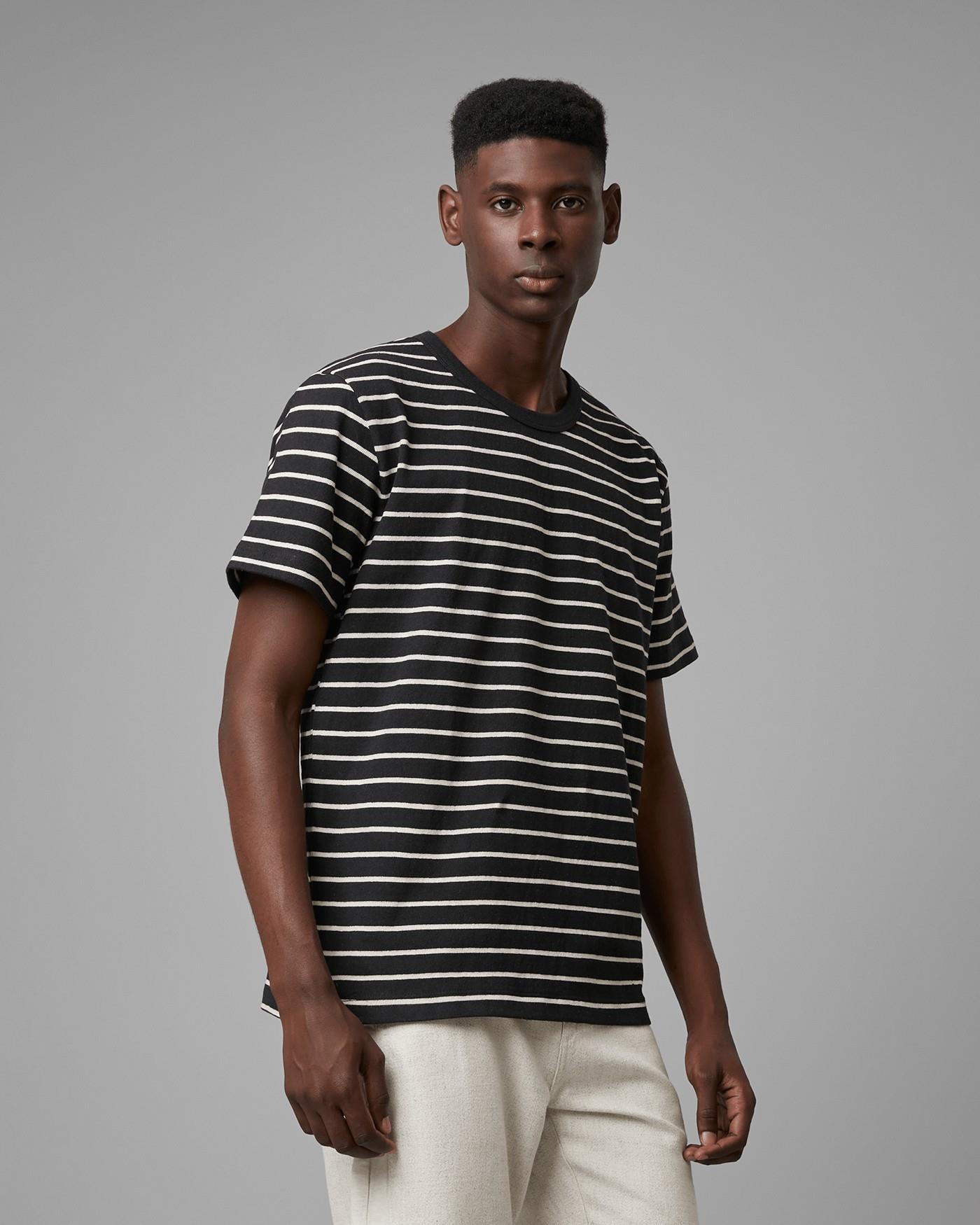 Camiseta Algodão Reciclado Listrada