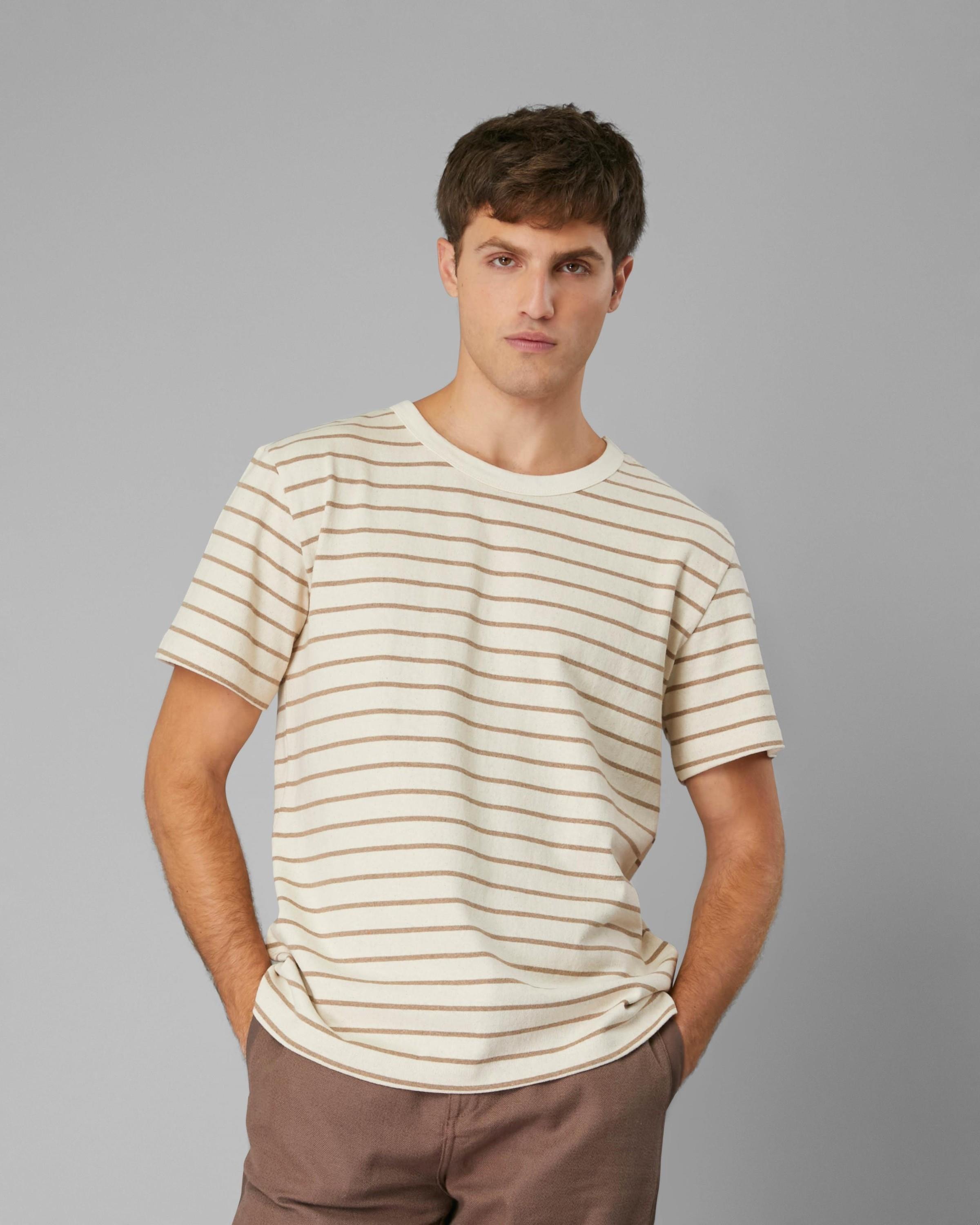 Camiseta Algodão Reciclado Listrada