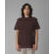 Camiseta crepe flamê-marrom-g