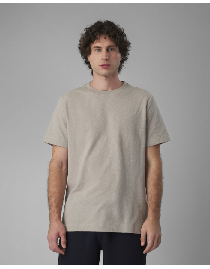 Camiseta crepe flamê-bege-ggg
