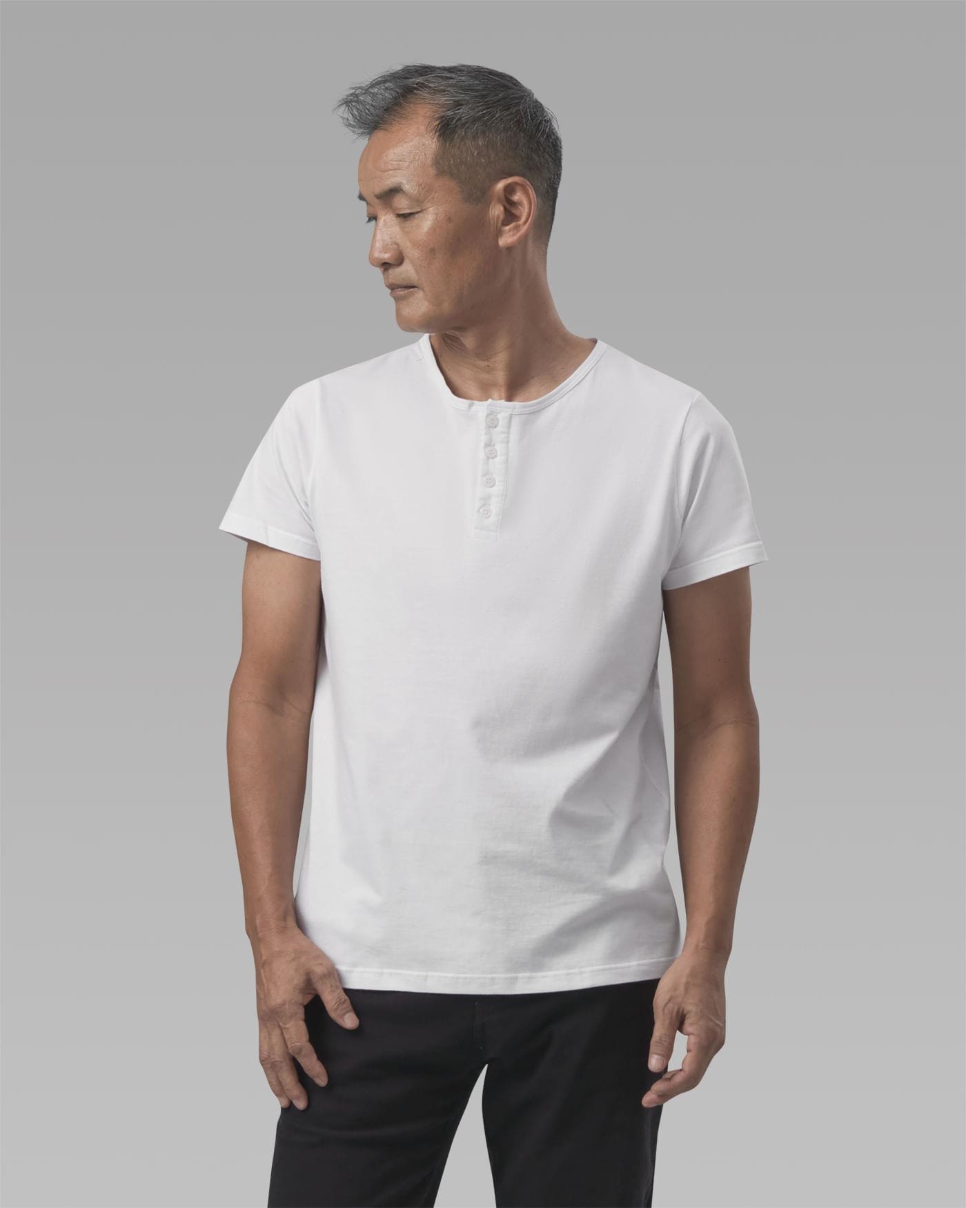 Camiseta Henley Algodão Orgânico