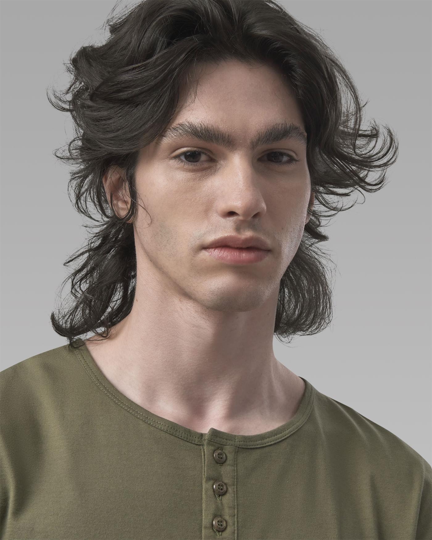 Camiseta Henley Algodão Orgânico