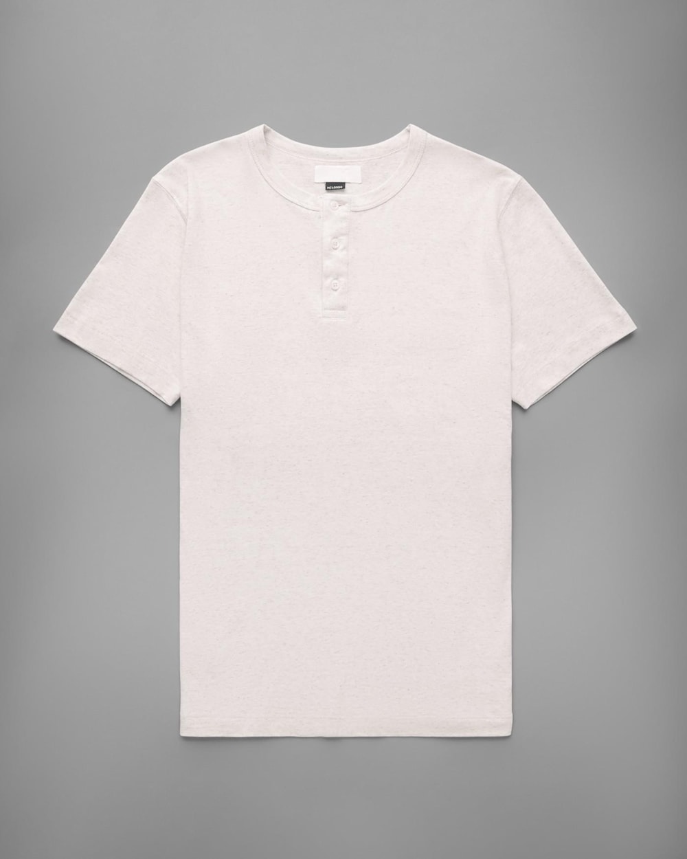 Camiseta Henley Linho