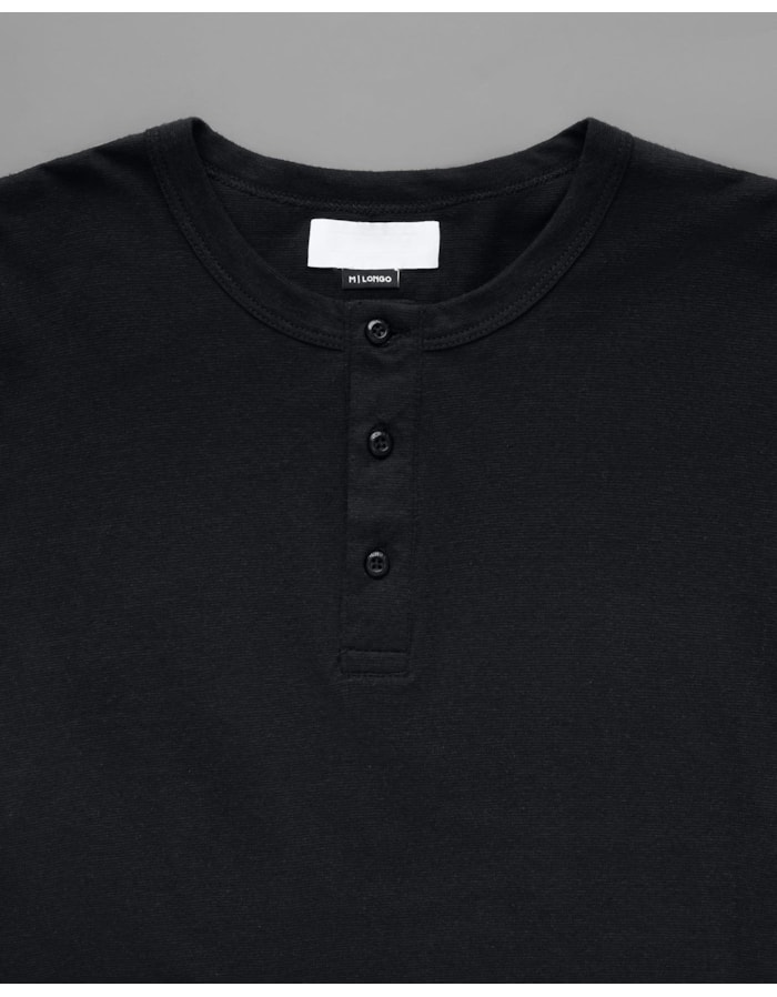 Camiseta Henley Linho