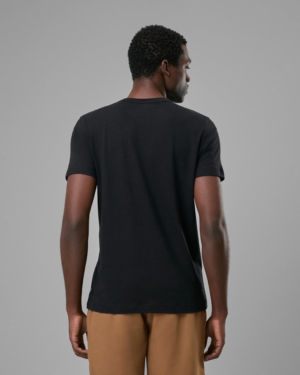 Camiseta Henley Linho