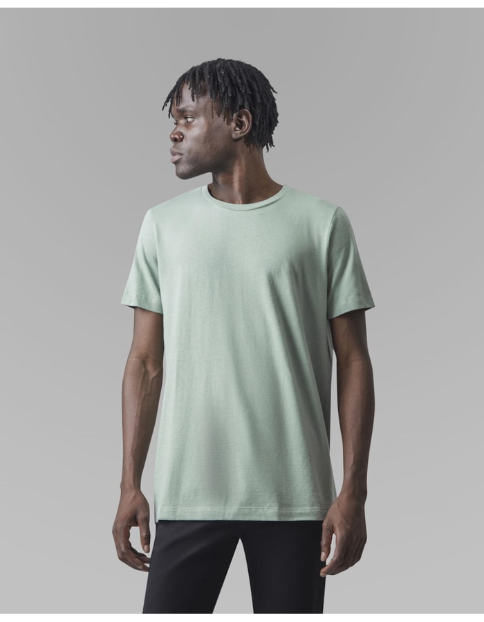 Camiseta linho-verde-longo-gg