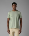 Camiseta liocel gola galão-verde-g