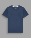 Camiseta malha dupla com bolso-azul-curto-g