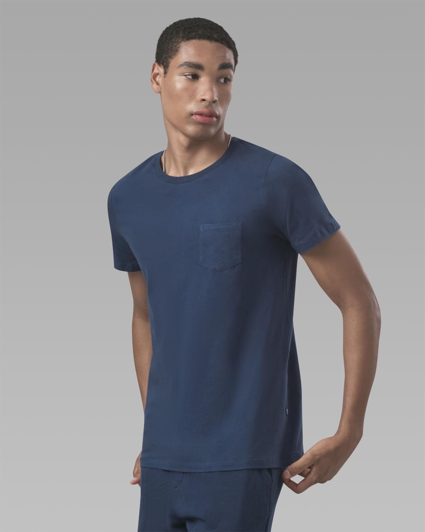 Camiseta Malha Dupla com Bolso