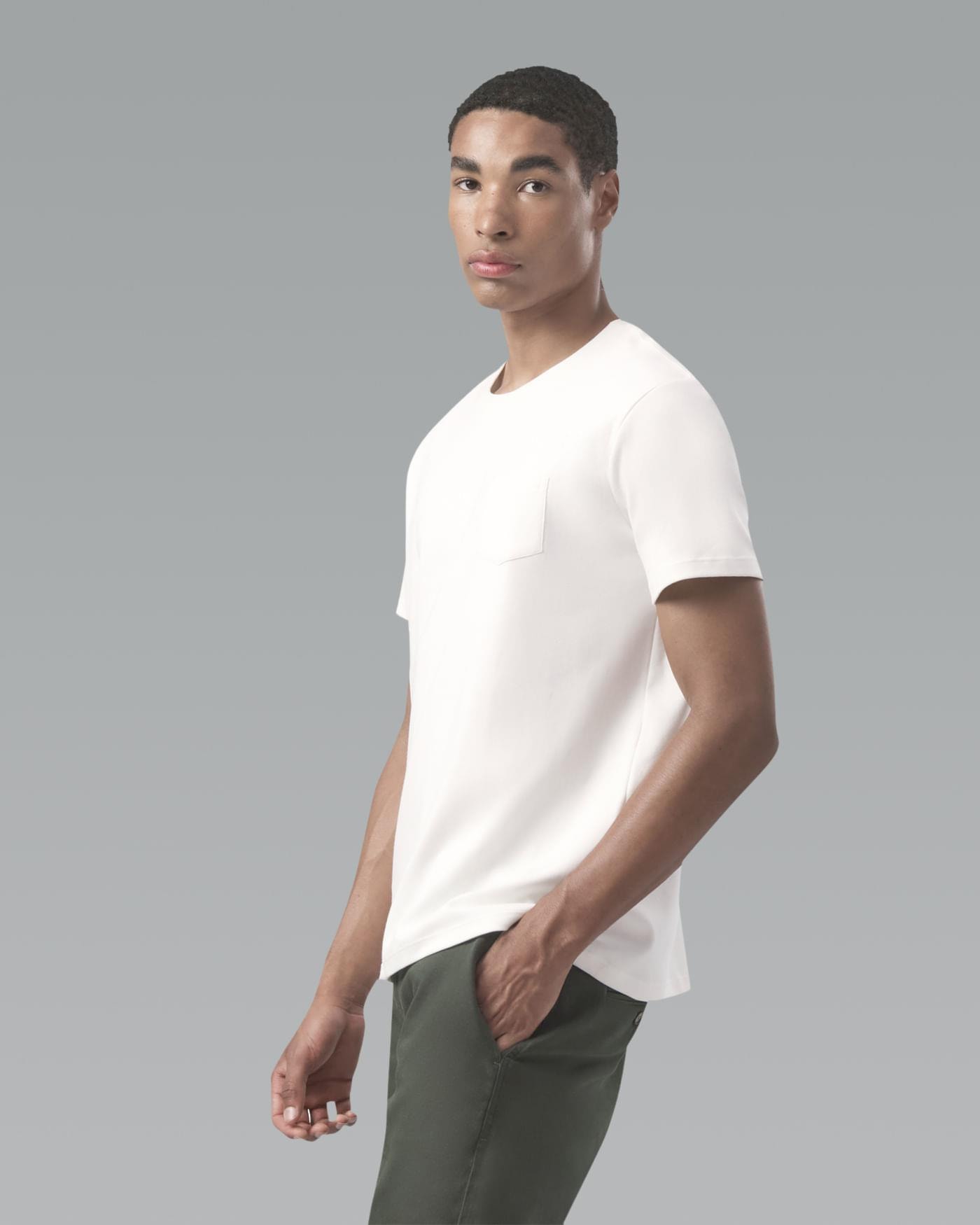 Camiseta Malha Dupla Com Bolso