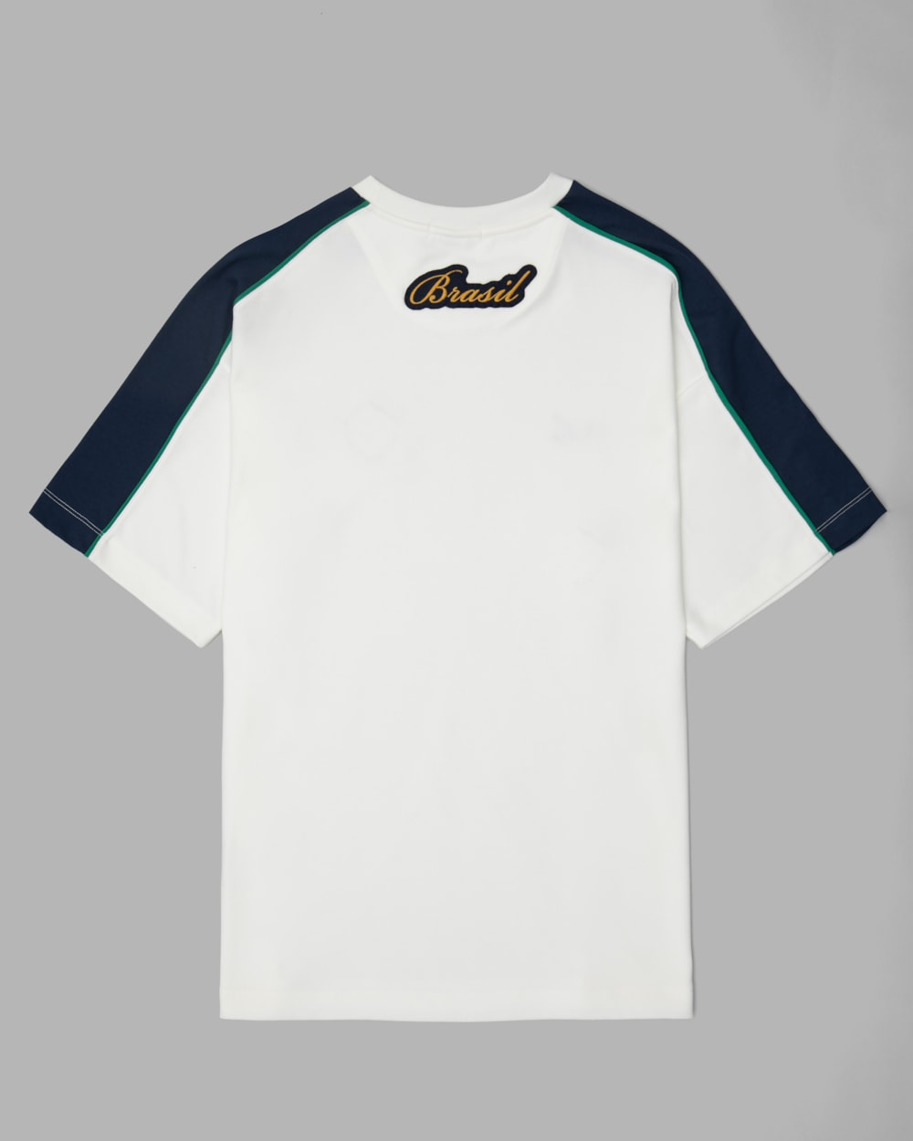 Camiseta Malha Dupla Oversized Recorte Br Ltda