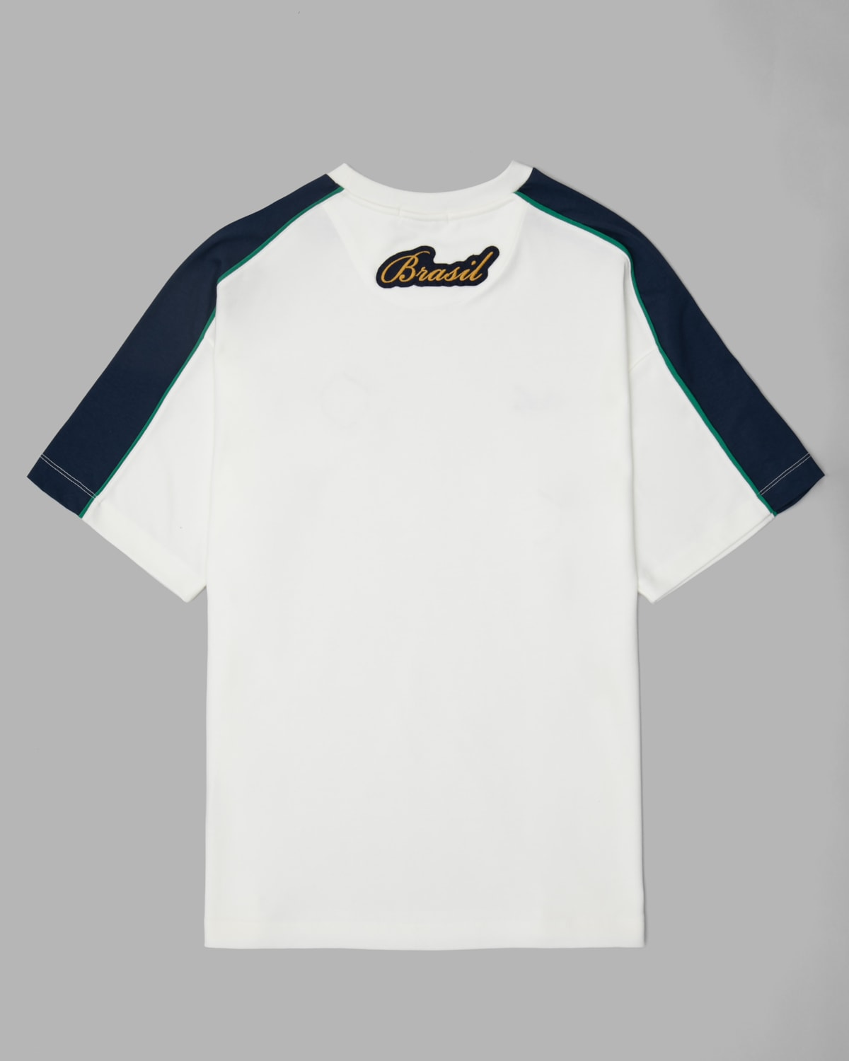 Camiseta Malha Dupla Oversized Recorte Br Ltda