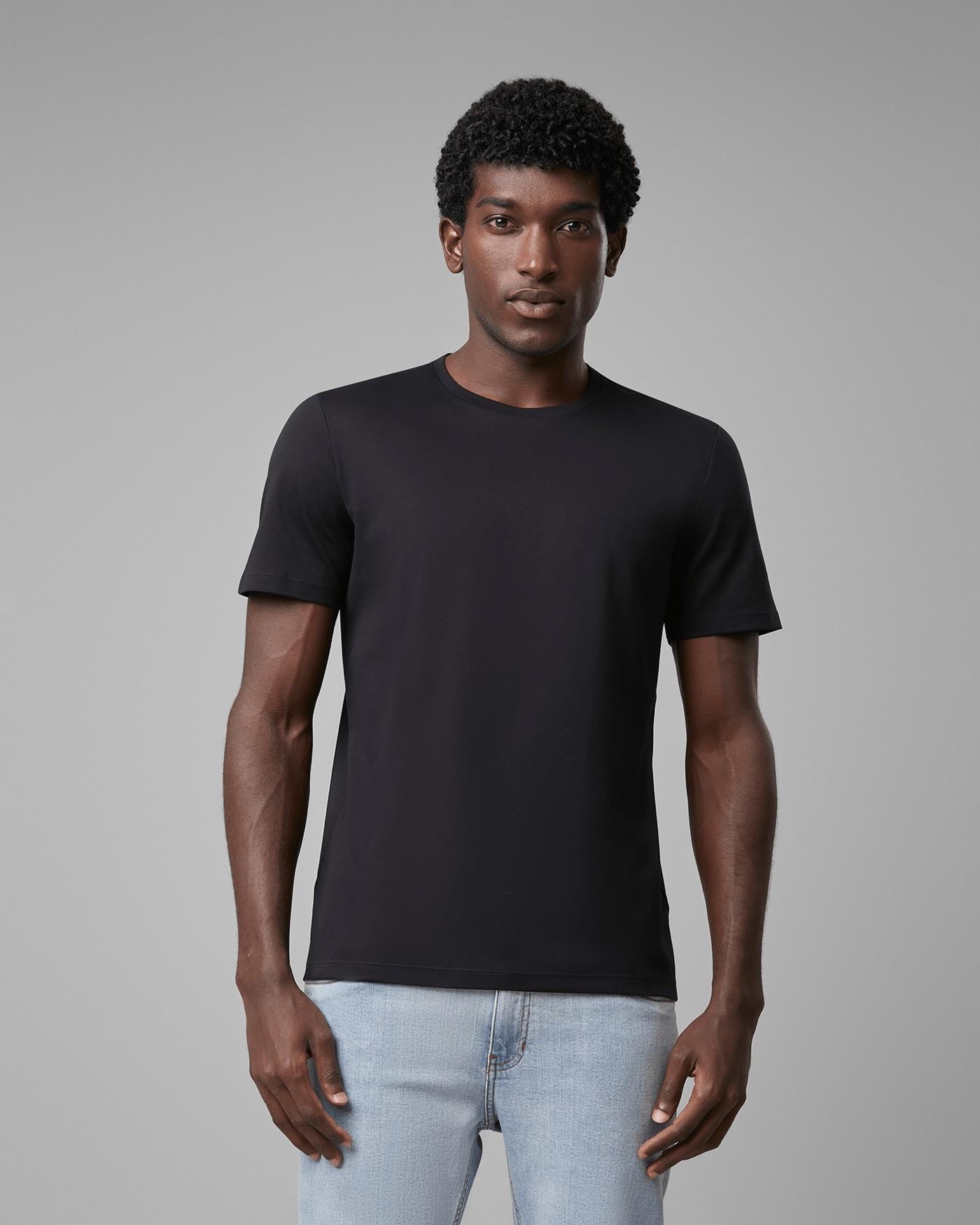 Camiseta Malha Dupla Pima