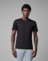 Camiseta malha dupla pima-preto-curto-m