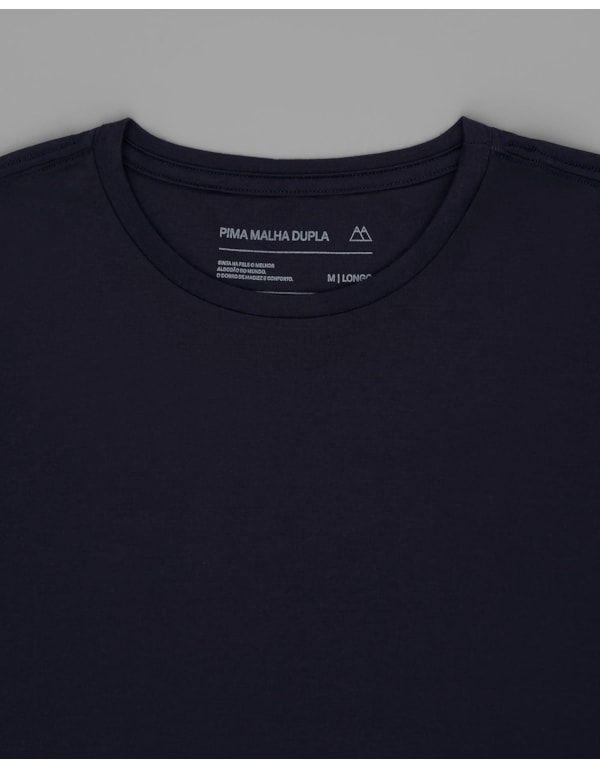 Camiseta Malha Dupla Pima