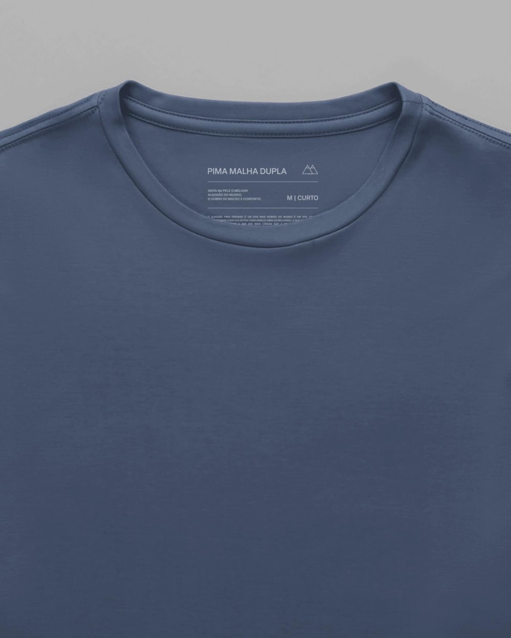 Camiseta Malha Dupla Pima