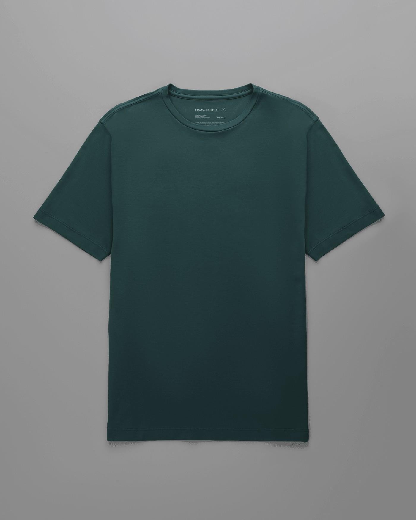 Camiseta Malha Dupla Pima