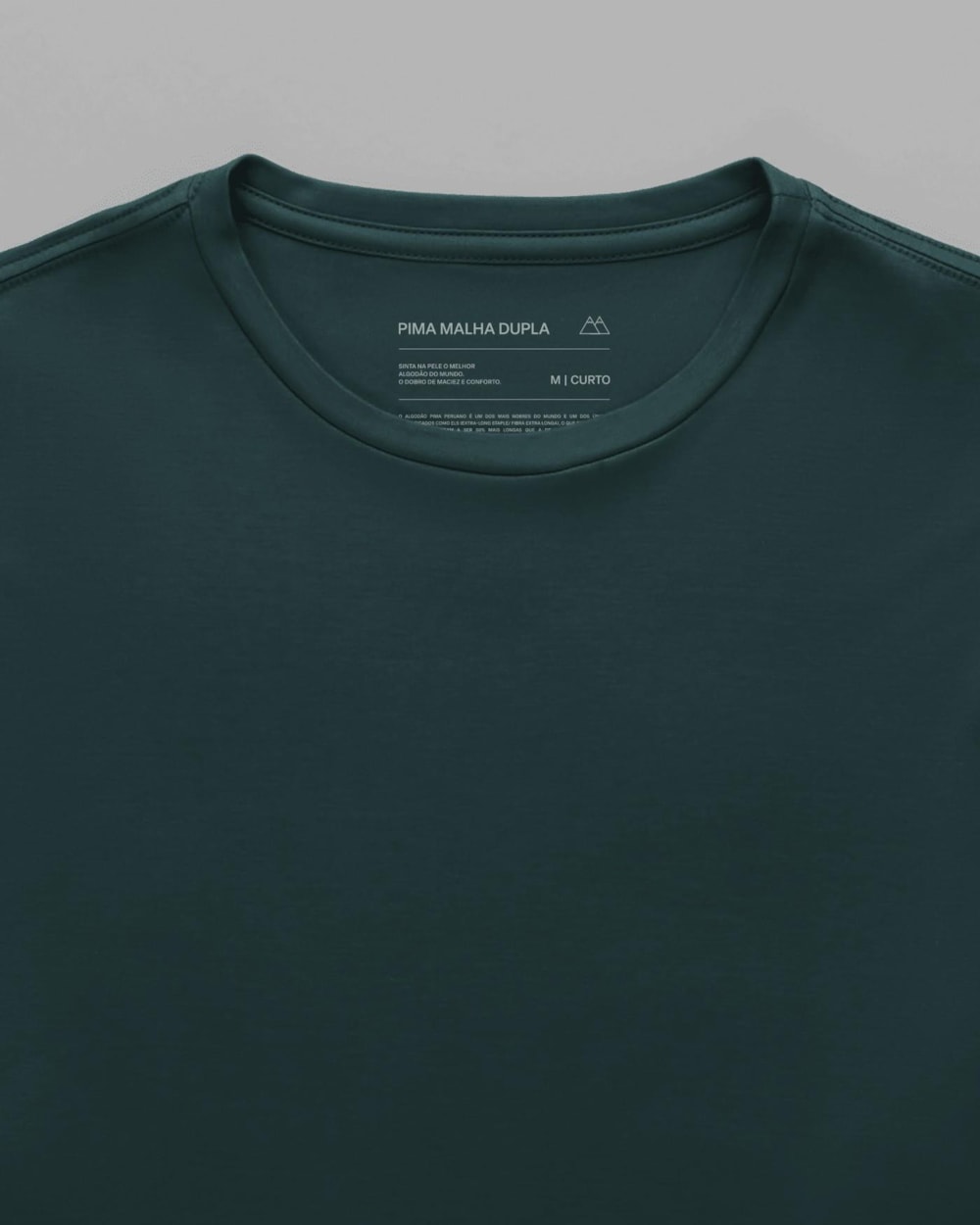 Camiseta Malha Dupla Pima