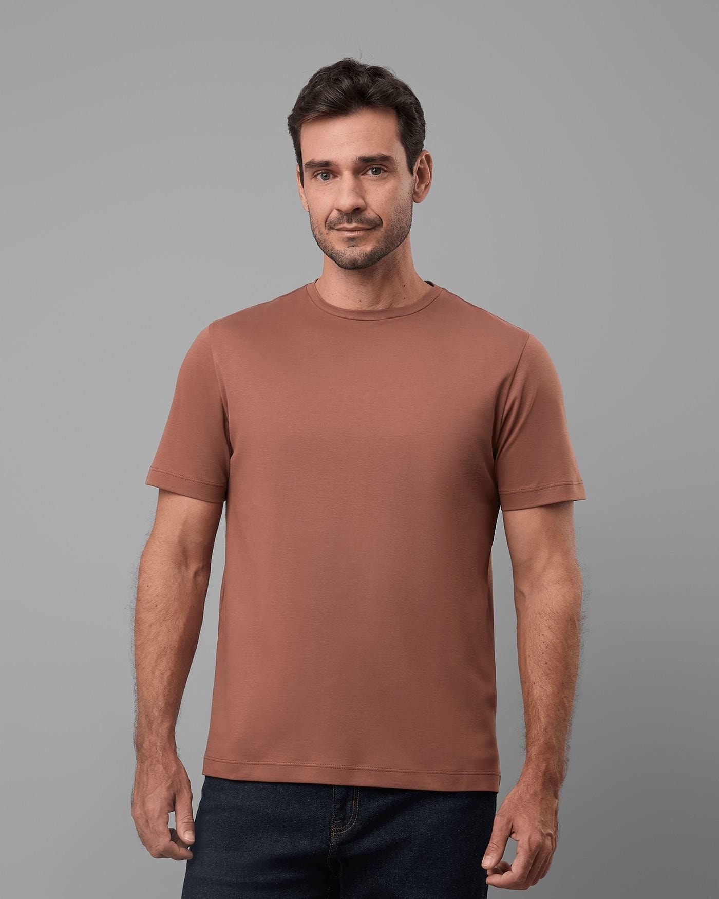 Camiseta Malha Dupla Pima