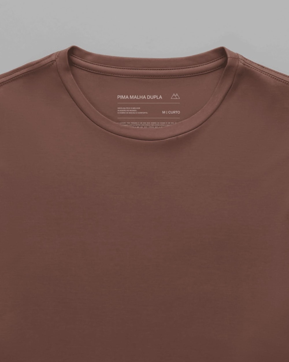 Camiseta Malha Dupla Pima