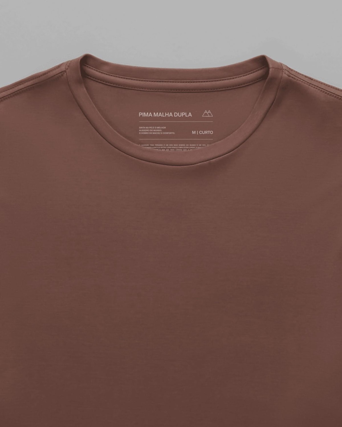 Camiseta Malha Dupla Pima
