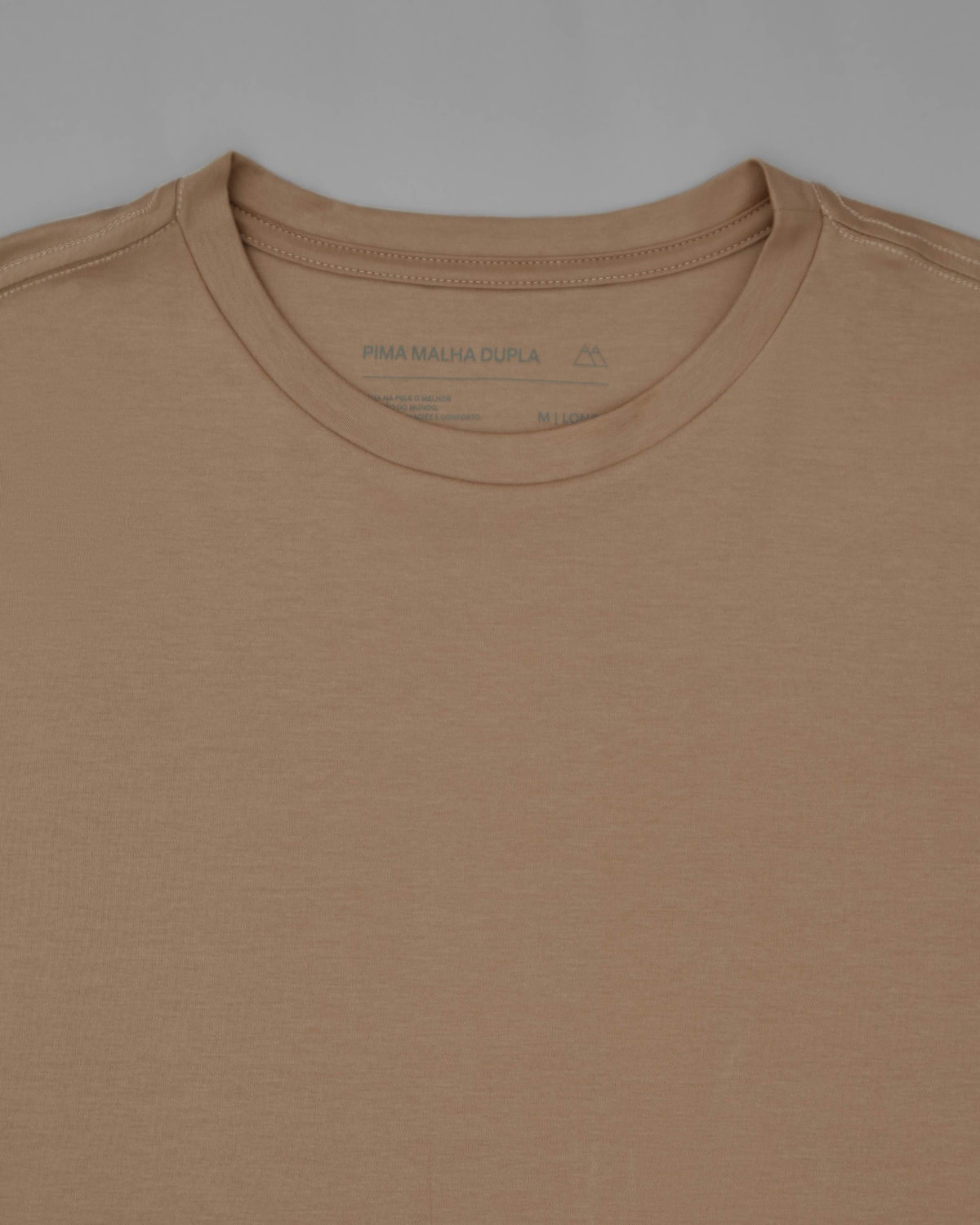 Camiseta Malha Dupla Pima