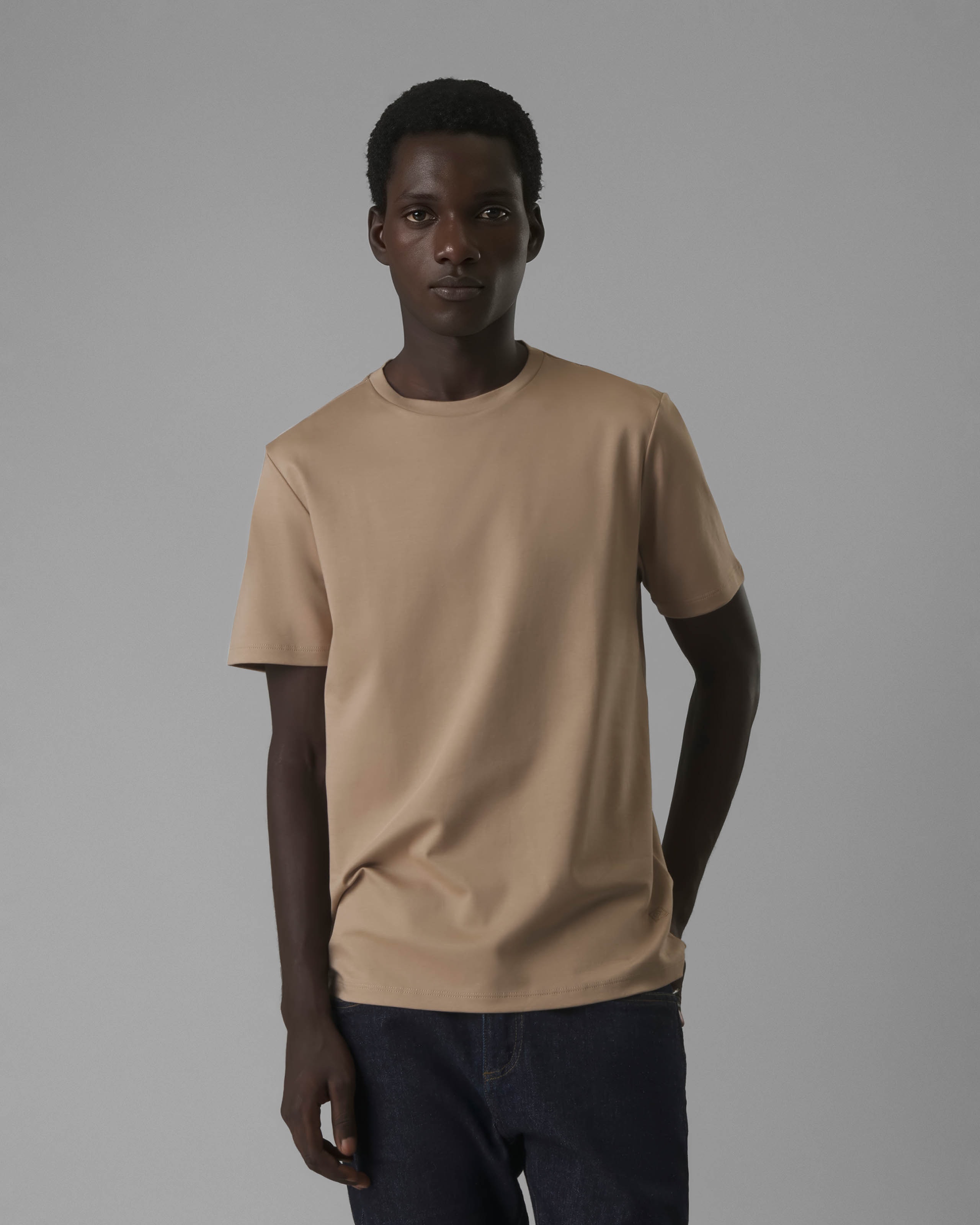 Camiseta Malha Dupla Pima