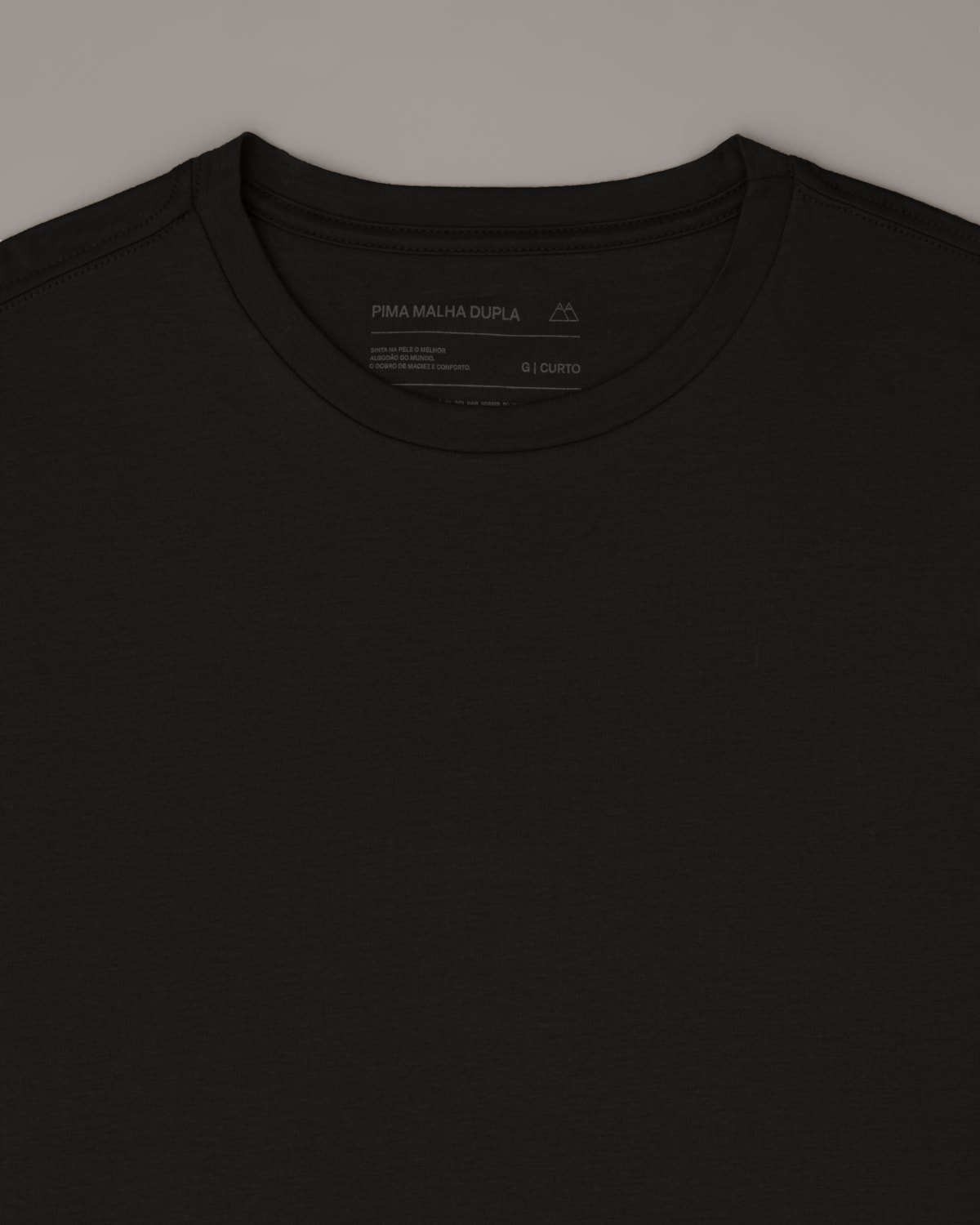 Camiseta Malha Dupla Pima