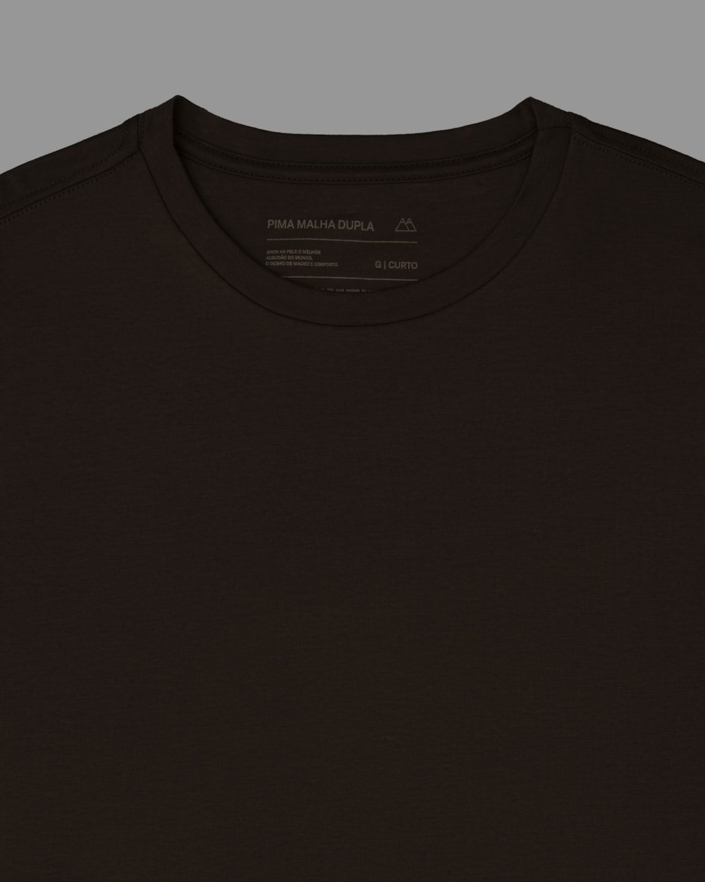 Camiseta Malha Dupla Pima