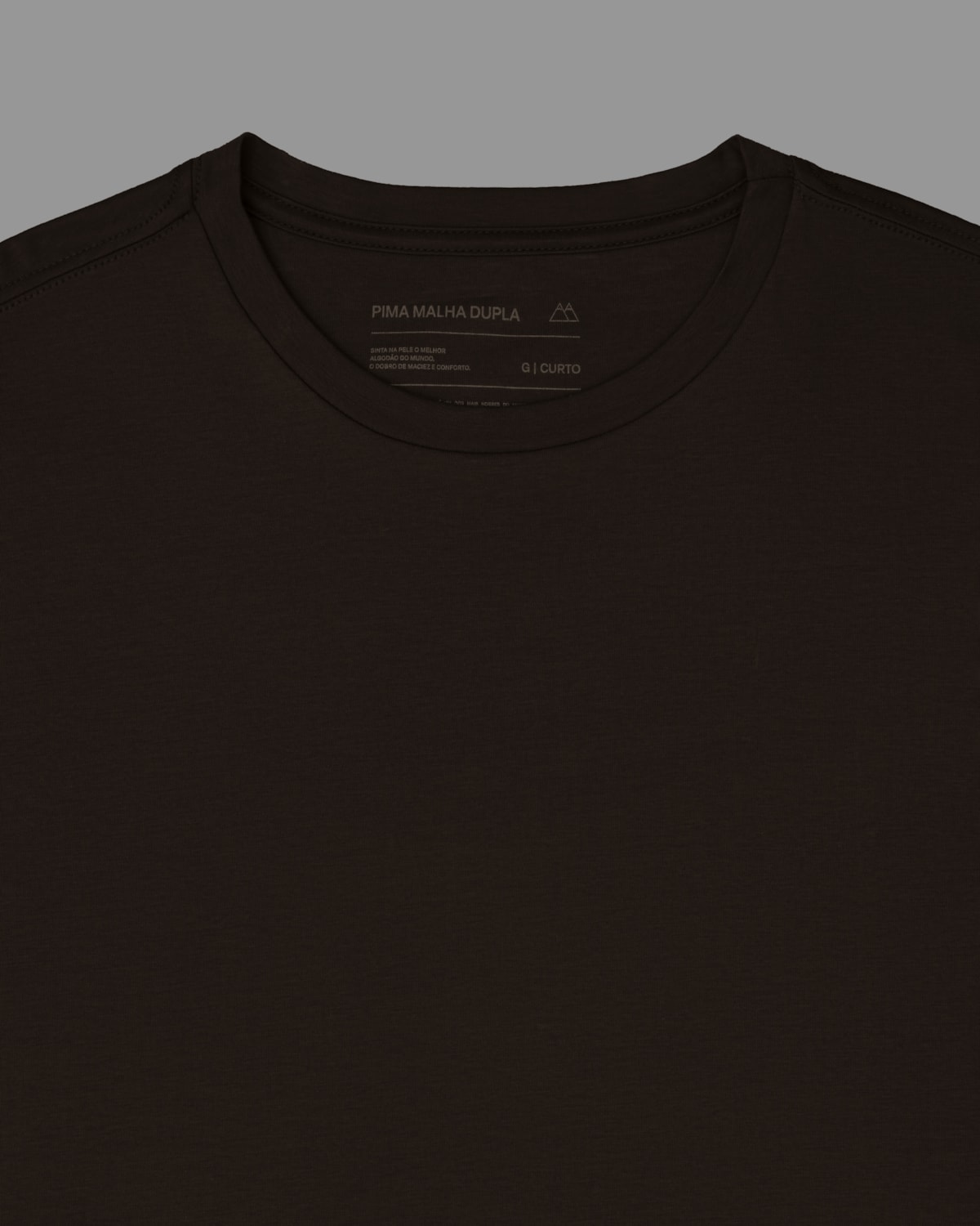 Camiseta Malha Dupla Pima