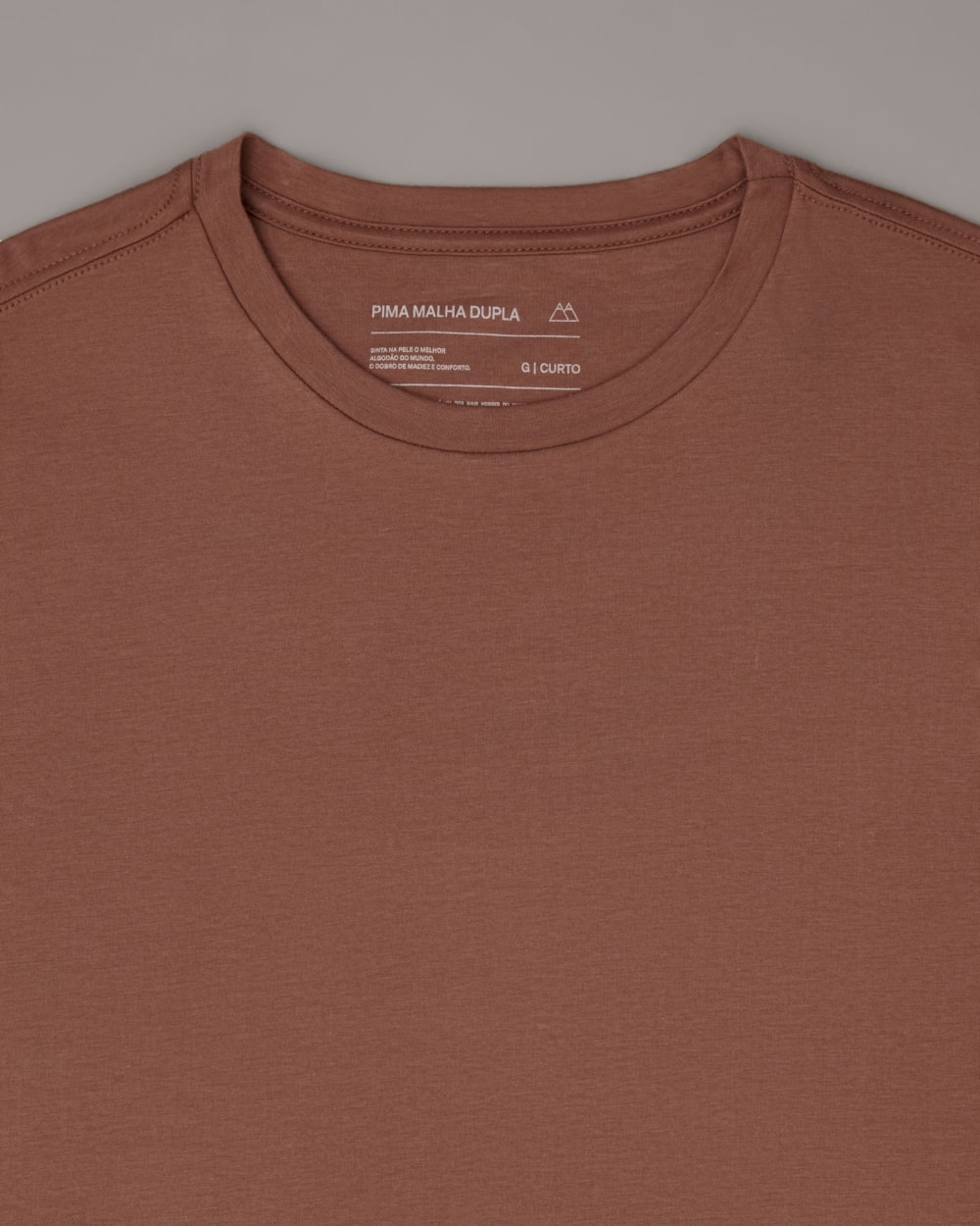 Camiseta Malha Dupla Pima