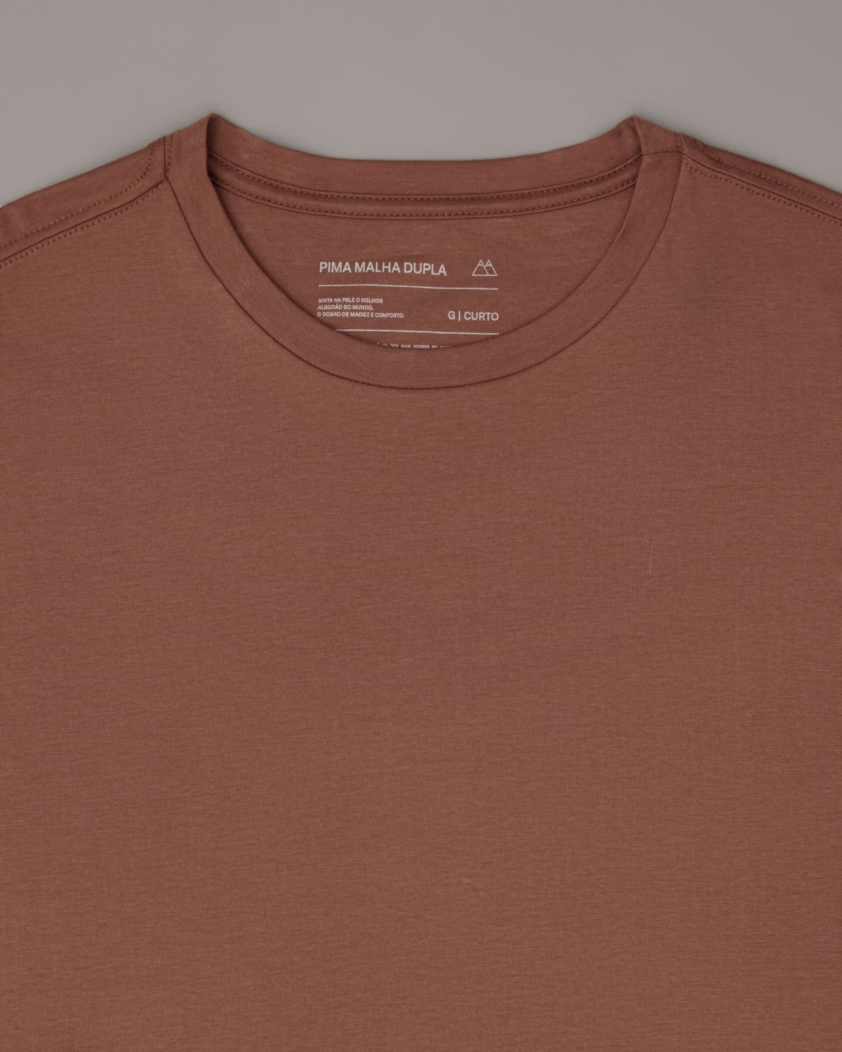 Camiseta Malha Dupla Pima