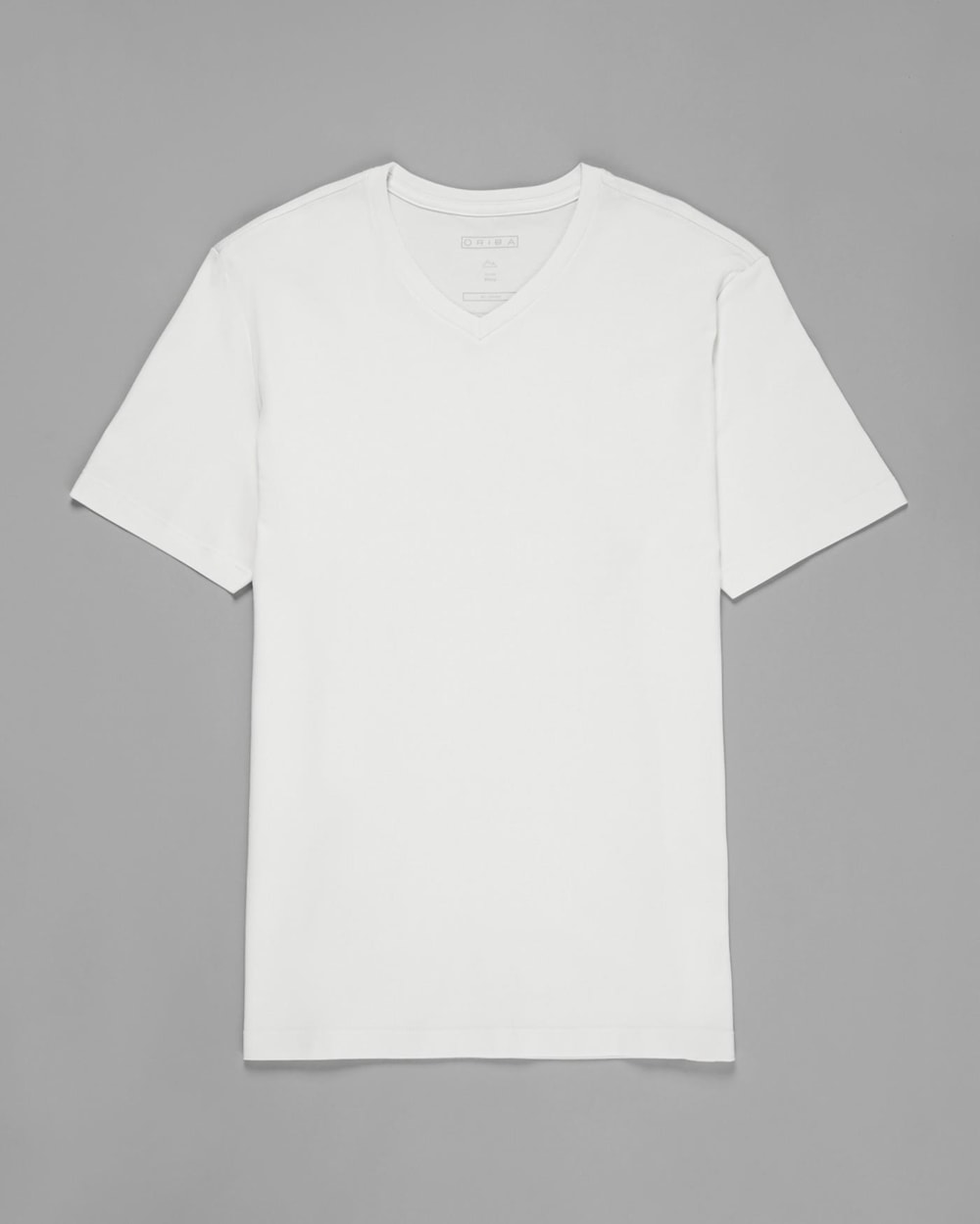 Camiseta Malha Dupla Pima Gola V
