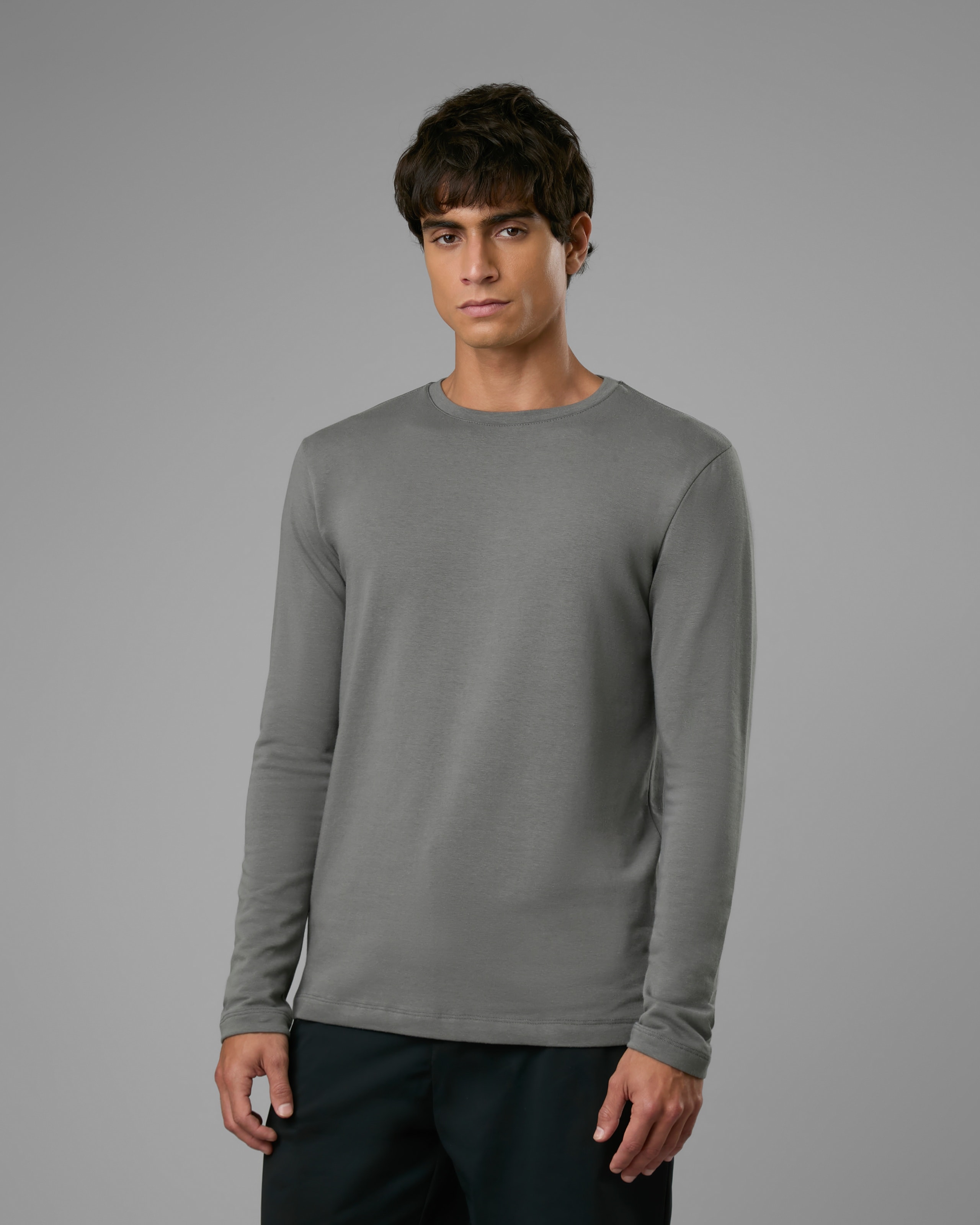 Camiseta Ml Térmica Ultraleve Cinza