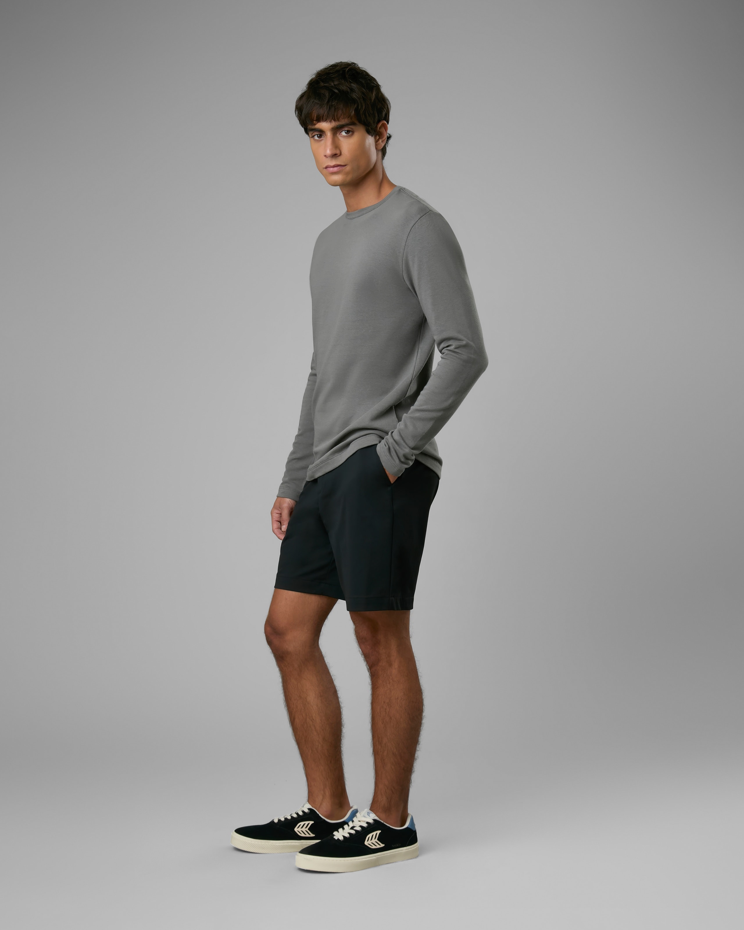 Camiseta Ml Térmica Ultraleve Cinza