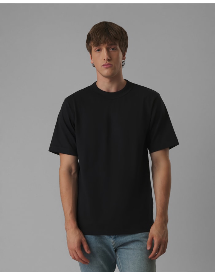 Camiseta moletinho midsize-preto-g
