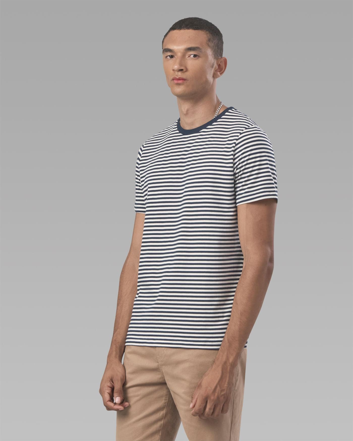 Camiseta Orgânica Média Azul Marinho